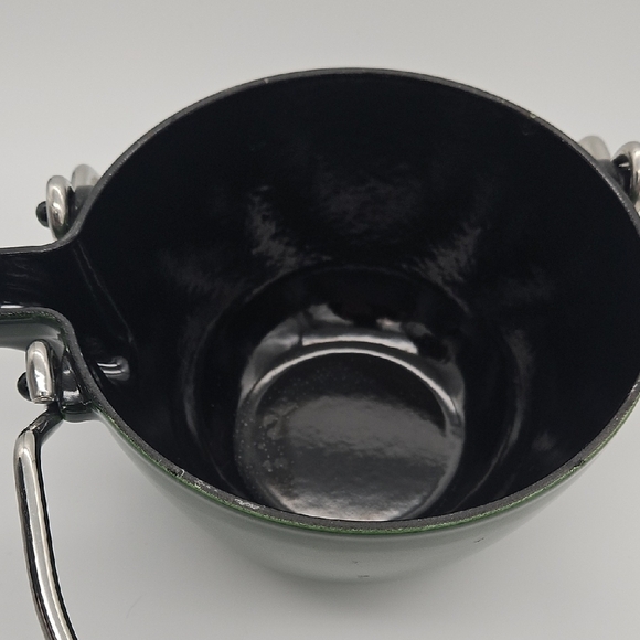 Staub Forest Green Cast Iron Teapot - Picture 3 of 4